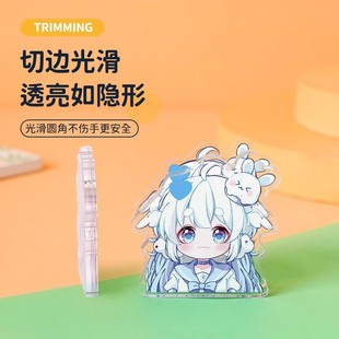 Acrylic PP clip custom star cartoon clip diy note clip photo clip hand account custom small clip