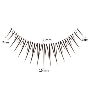 Mother's Born Single One-Piece False Eyelashes Three Colored PY30 with Bride Makeup Supernatural Transparent Fine Stem