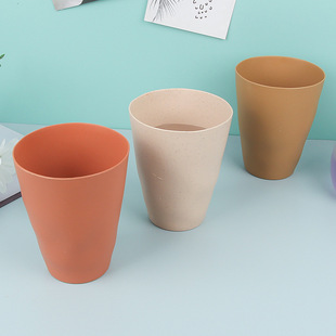 Creative Wheat Straw Cup Household Drinking Cup Brush Cup Toilet Wash Cup High Color Value Plastic Cup