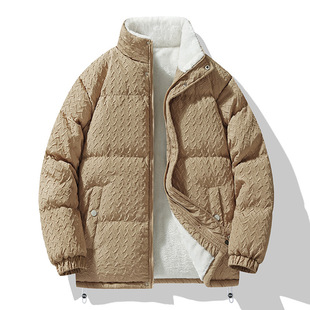 2023 New Style Cotton-padded Clothes for Men and Women Winter Teenagers Thickened Down Cotton-padded Clothes Fashionable Casual Cotton-padded Jacket Japanese Style Cotton-padded Clothes Fashionable