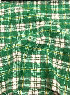 Ready Supply of Brushed Large Plaid Clothing/shoes, Hats/bag Fabrics, Beautiful Prices, Shaoxing Fabrics