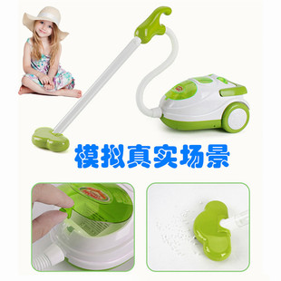 Children's play house simulation electric vacuum cleaner music light cleaning enlightenment toys in stock generation
