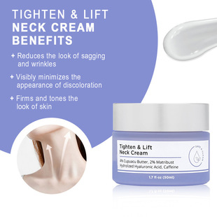 Tighten Lift Neck Cream Крем для шеи Укрепляет нежную кожу Увлажняющий крем для шеи neck cream