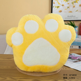 Cross-border cat claw cushion plush toy simulation bear paw cushion home decoration pillow bedside Pillow sofa cushion