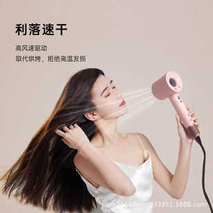 Hair Dryer Household Negative Ion Hair Care Silent Quick-drying Powerful Hair Dryer 2024 New High-speed Hair Dryer Huaqiang North