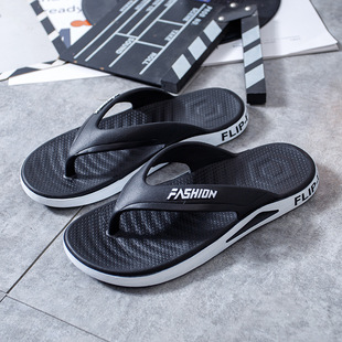 Flip-flops Men's 2025 New Summer Clip Foot Outer Wear Non-slip Wear-resistant Couple Beach Slippers Men's Outdoor