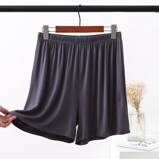 Modal shorts women's summer high waist loose plus size plus size chubby girl home pants thin wide leg pants casual pants pajama pants