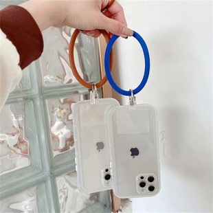 Large Ring Silicone Wrist Lanyard Handring Liquid Hand-feeling Sports Anti-lost Hand Creative Hanging Ring Mobile Phone Case
