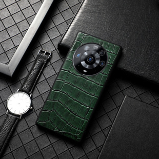 Honor Magic4 чехол для телефона из натуральной кожи для magic3pro Высококачественный защитный чехол с рисунком крокодила для женщин