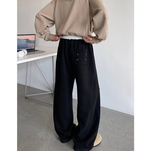 Margiela Heavy Machete Sweatpants Men's Autumn and Winter Fashion Brand American Style cleanfit Pants Sports Loose Casual Pants