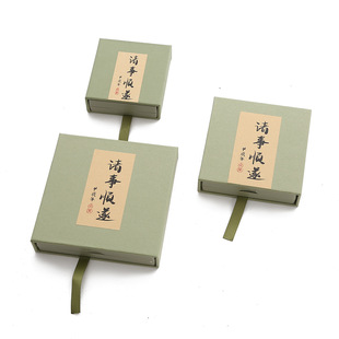 Anti-oxidation pe suspension box drawer handstring box Chinese style everything goes well jewelry necklace packaging gift box wholesale