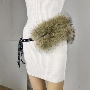 Mao Mao Waist Chain American Style Street Motorcycle Style Personalized Mao Mao Stitching Chain All-match Belt Hot Girl Low Waist Accessories