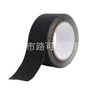 Factory direct supply can be used outdoors high-end waterproof tear continuous sand surface matte PET non-slip tape Black
