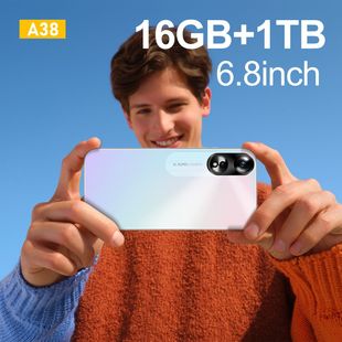 Трансграничный мобильный телефон A38 Новый 6,8-дюймовый экран incell действительно 4G все в одном 2 16G Android телефон