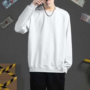 New Spring and Autumn Sweatshirt Men's Sports Casual Loose Top Teenager Pullover Student Long Sleeve plus size Couple Sweatshirt