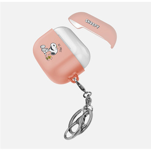 Мультфильм AirPods3 защитный чехол AirPodsPro2 Snoopy Apple беспроводной Bluetooth чехол для наушников жесткий