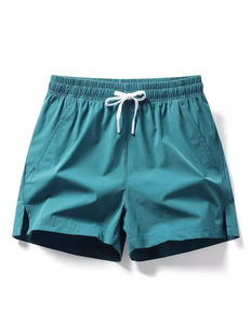 Shorts Men's Summer Design Sense Trendy Five-point Pants Loose Sports Stretch Three-point Pants Ice Silk Quick-drying Beach Pants