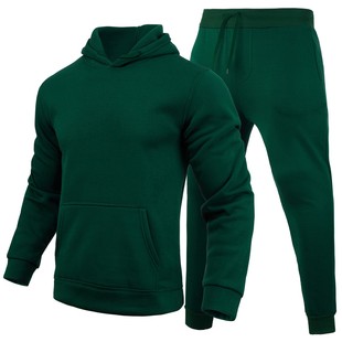 2024 new couple solid color sweater sports suit fashion cross-border factory direct foreign trade leisure winter hooded