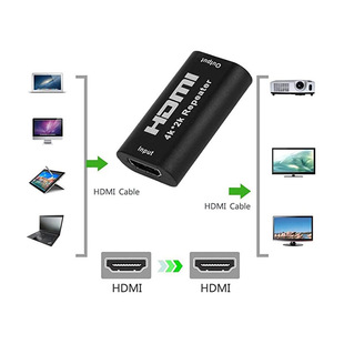 hdmi signal amplifier hdmi relay extender 40 m female to female head long distance transmission converter