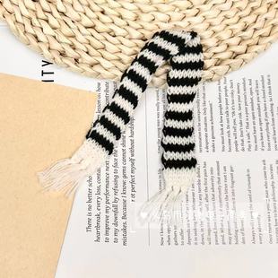 Autumn New Knitted Scarf Mini Doll Plush Toy Doll Jewelry Clothing Accessories Scarf Headwear Bag