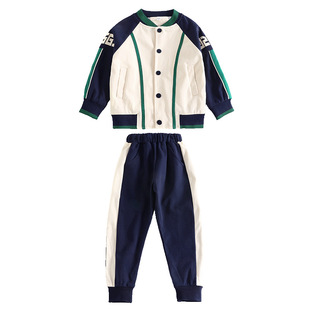 Children's Class Clothing Academy Style Kindergarten Garden Clothing Spring and Autumn Clothing Four-piece Set Primary School Students' School Uniform Autumn Sportswear suit