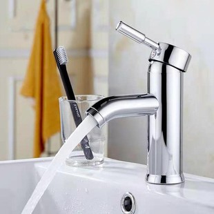 Stainless steel hot and cold faucet European style black table basin wash basin faucet bathroom basin faucet