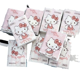 Sanrio Pacha Носовой платок с принтом собаки открытый портативный небольшой пакет лицевой салфетки Туалетная Бумага салфетка оптовая продажа с фабрики