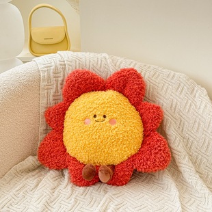 Ins Sun Decorative Pillow Doll Moon Star Plush Pillow Living Room Sofa Cushion Cloud Rainbow Pillow