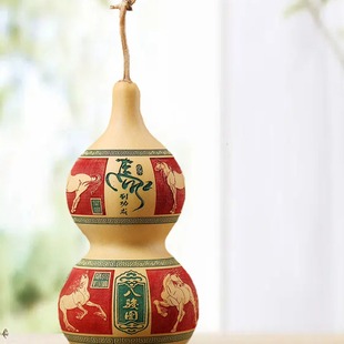 Factory direct carving gourd ornaments Chinese knot belt faucet gourd ornaments pendant wholesale