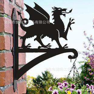 Cross-border new PET DOG IRON HANGING BASKET HOLDER pet dog iron hanging basket rack
