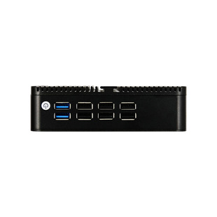 Hot 12-generation multi-port three-display micro industrial control mini host N100, J6412 low-power host