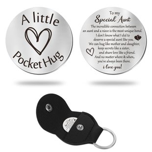 Amazon hot sale stainless steel lucky coin diy decision coin Mother's Day gift for daughter son elder relatives