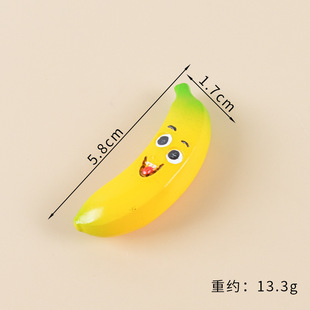 Simulation facial expression fruit pendant cartoon simulation banana garlic head model props fun bag keychain pendant