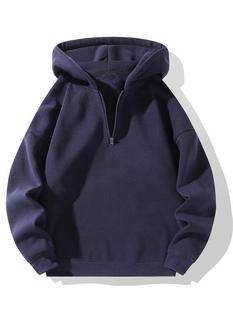 American Casual Zipper Hoodie Loose Sports Sweater Cross-border 2024 Autumn and Winter European and American Street Cross-border Amazon