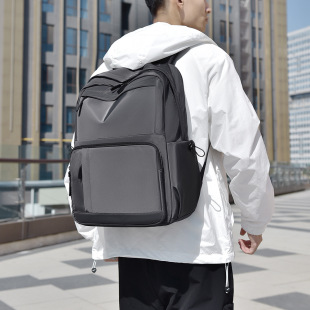 Cross-border 2024 Winter Men's Backpack Fashion Men's Casual Backpack Multi-compartment Computer Backpack