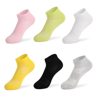 Factory women's socks antibacterial deodorant women's socks mesh breathable thin cotton socks women's socks spring and autumn boat Socks wholesale