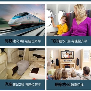 In stock inflatable foot mat PVC flocking outdoor mat motor car mat travel cushion travel foot mat