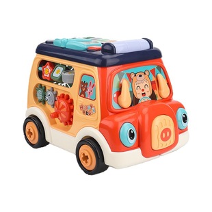 Youleen polyhedron game music bus House 6313 infant early education polyhedron electronic organ shape matching