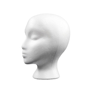 Foam head model hat model head bracket DIY props headdress display props foam female model head Wholesale