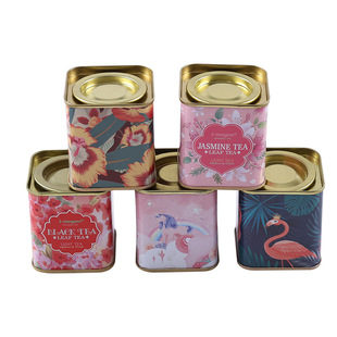 Factory Lid Tea Cans Iron Cans Hand Gift Boxes Tinplate Tea Cans Making Tea Boxes Tinplate Boxes Processing