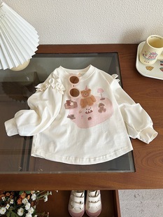 Girls' Base Shirt Spring and Autumn 2025 New Children's Long-sleeved T-shirt Little Girl's Top Baby Girls' Spring Inner Wear