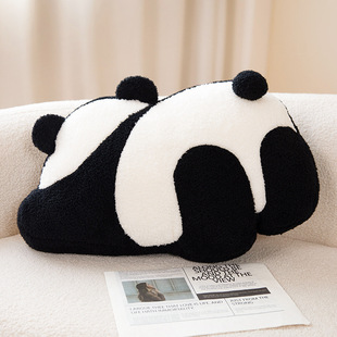 Panda Pillow Quilt Dual-use Car Pillow Car Office Nap Pillow Car Blanket Two-in-One New