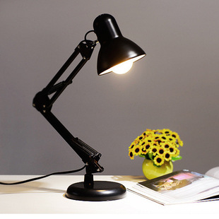 Amazon led eye protection desk lamp learning reading work American Metal American long arm button photography fill light