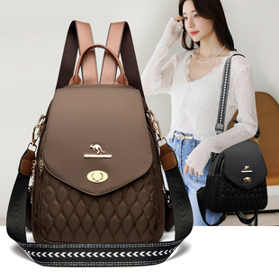 High Sense Women's Backpack New Korean Fashion Commuter Shoulder Backpack Casual Travel Backpack Student Schoolbag