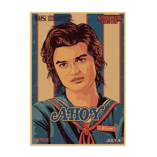 Strange Things Stranger Thing Poster Bar Cafe Kraft Paper Decorative Wall Painting 556