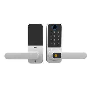Cross-border Explosions Home Indoor Room Door Access Bluetooth Six-in-One Password Card Lock European and American Single Tongue Fingerprint Lock