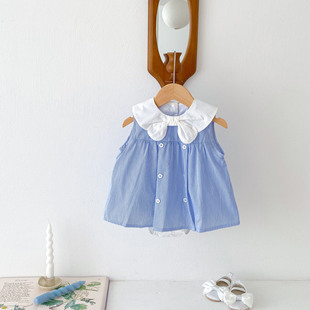 Ins Baby's Summer Light and Thin Dress and Wrap-up Dress for Women and Baby's College Style Princess Dress Summer Dress Western Style Climbing Dress Category A