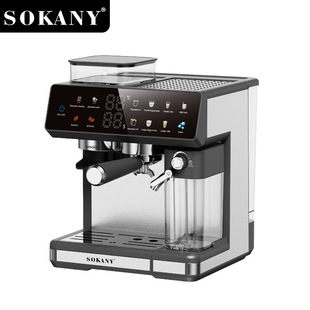 Coffee machine espresso coffee machine European and American British regulation espresso coffee machine milk machine home office generation