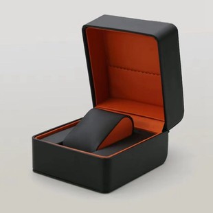 Rounded PU Watch Box Car Line Leather Watch Box Gift Box Flip Watch Jewelry Display Storage Watch Box Packaging