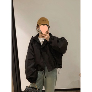Hot Hooded Jacket Spring New Korean-style All-match Casual Coat Short Short Loose Short Jacket